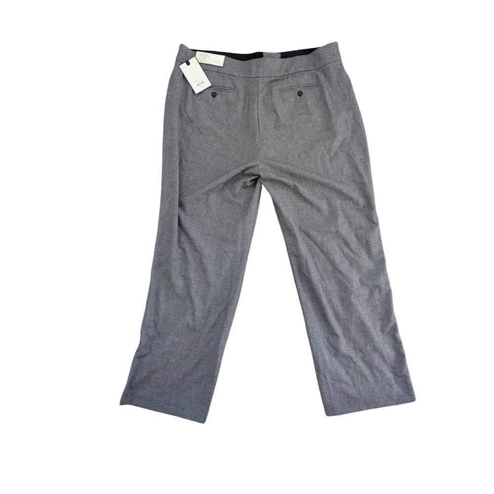 Dana Buchman Trousers‎ Womens 18 Grey Curvy Mid Rise Relaxed Leg Workwear Pants - Picture 2 of 6
